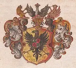 Herb Radziwiłł II nieznanego autorstwa z Archiwum Głównego Akt Dawnych (1700–1900).