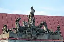 Rydwan Apollina, oranżeria pałacu Potockich w Radzyniu Podlaskim