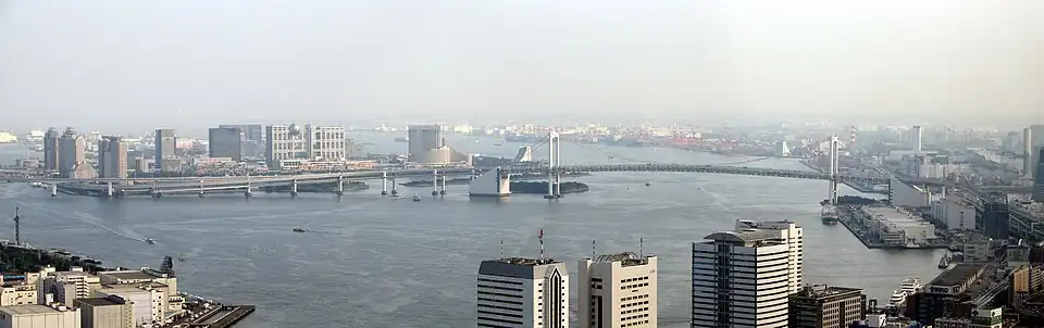 Rainbow Bridge i Zatoka Tokijska