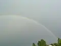 Tęcza powstała po opadzie z chmury Nimbostratus