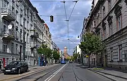 Widziana z ul. Lubicz