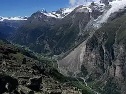 Osuwisko skalne powstałe w 1991 roku