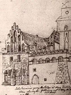 Ratusz Krakowski (widok od zachodu)