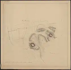 Plan miasteczka, 1854 г.