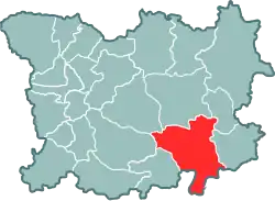 Położenie na mapie województwa