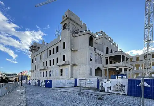 Pałac Arcyksięcia Józefa podczas rekonstrukcji w 2023 roku