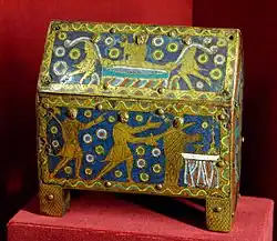 Relikwiarz św. Tomasza Becketa z początku XIII wieku.