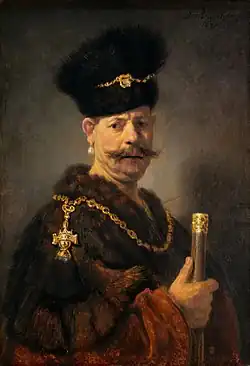 Portret szlachcic polski, autorstwa Rembrandta (1637), przedstawiający Andrzeja Reya
