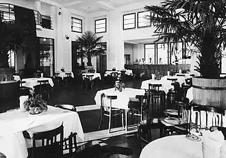 Restauracja na przystani - lata 30.