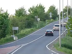 Droga krajowa nr 2 w miejscowości Rétság