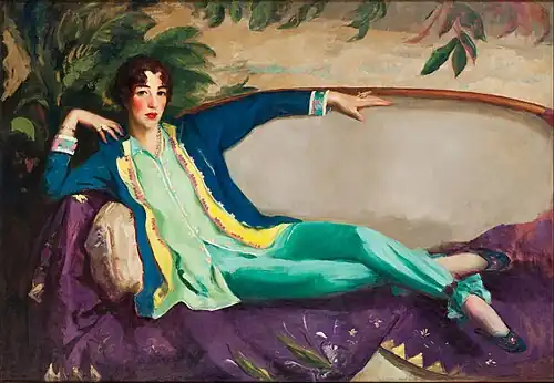 Robert Henri, Gertrude Vanderbilt Whitney, obraz olejny, 1916, Whitney Museum of American Art