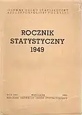 Rocznik Statystyczny – 1949 (okładka)