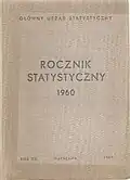 Rocznik Statystyczny – 1960 (okładka)