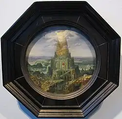 Roelandt Savery, Wieża Babel, 1602