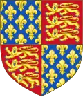 Herb używany przez Edwarda III w 1340 (ukazujący pretensje do tronu Francji)