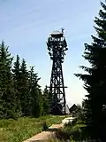 Wieża widokowa na szczycie
