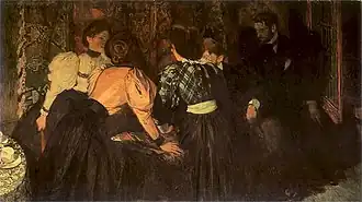 Na obrazie Mehoffer sportretował Jadwigę i Wandę Janakowskie