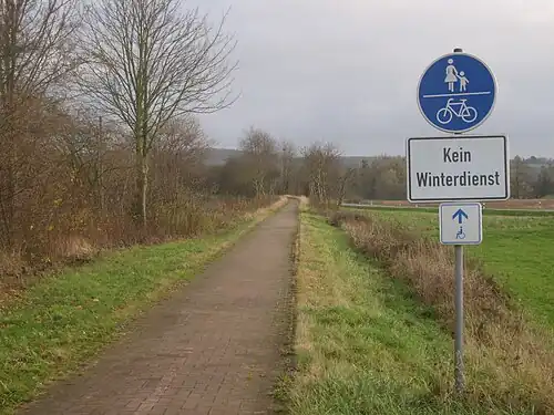 Szlak w rejonie Hikerode