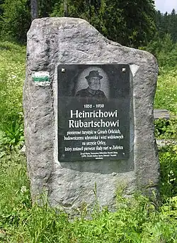 Tablica pamięci Heinricha Rübartscha