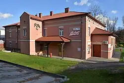 Dawny budynek Towarzystwa „Sokół”, obecnie siedziba kina „Sokół”