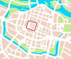 Plan przebiegu ulicy