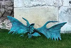 „Sowa W Locie”(brąz patynowany, 1991)