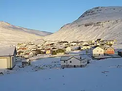 Sørvágur w grudniu 2010.