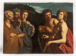 Gerrit van Honthorst Sąd Midasa