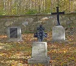 Mały krzyż rosyjski, stela, krzyż Mayra