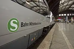Bombardier Talent 2, z logoS-Bahn Mitteldeutschland