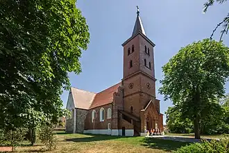 Widok od strony wieży