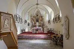 Kościół Wszystkich Świętych - wnętrze