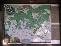 Mapa parku krajobrazowego