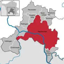 Plan Saarbrücken