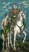 El Greco, Św. Marcin i żebrak (ok. 1597-1600)