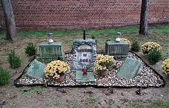 Zachowane nagrobki w lapidarium