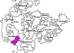 Mapa opisywanego kraju