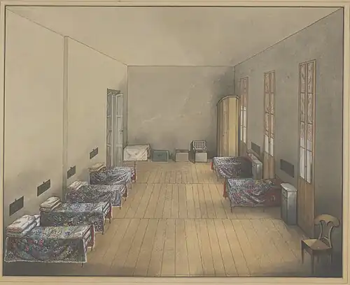 Sala chorych w klinice J. Brodowicza