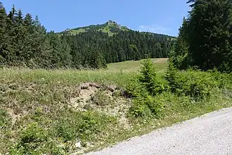 Widok z czerwonego szlaku