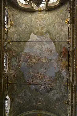 Sebastiano Galeotti, freski sklepienia nawy głównej