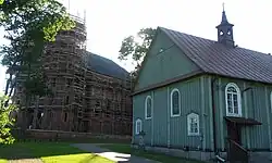 Budowa nowego kościoła w Sarnakach, sąsiadującego z kościołem św. Stanisława