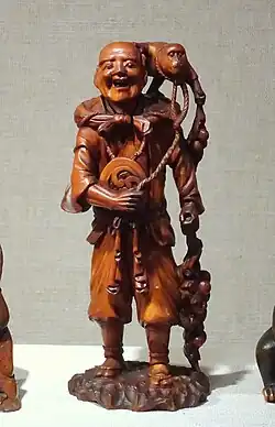 Saru-mawashi (showman występujący z małpką)