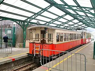 Stacja górna tramwaju zębatego