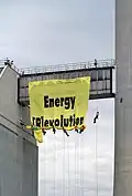 Akcja protestacyjna organizacji Greenpeace w elektrowni jądrowej Zwentendorf w Austrii (2009)