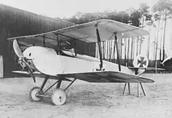 Prototyp niemieckiego samolotu myśliwskiego Schütte-Lanz D.I