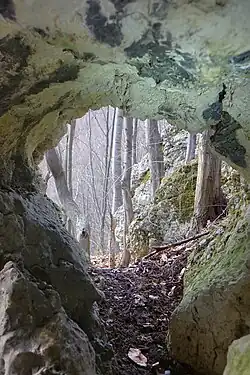 Widok z otworu połudn.-zach.