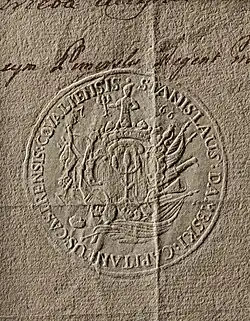 Pieczęć Stanisława Dambskiego, starosty miasta Kowal