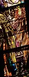 Na witrażu z kościoła episkopalnego św. Michała na Manhattanie w Nowym Jorku