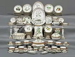 Serwis obiadowy Royal Copenhagen Flora Danica,ok. 1790