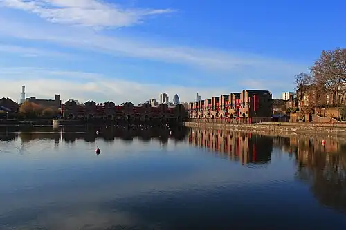 Widok w kierunku centrum Londynu